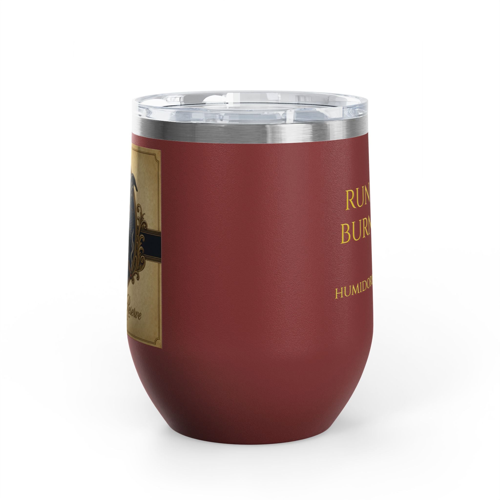 Humidor Hounds Whiskey Tumbler — Run Hard. Burn Slow.