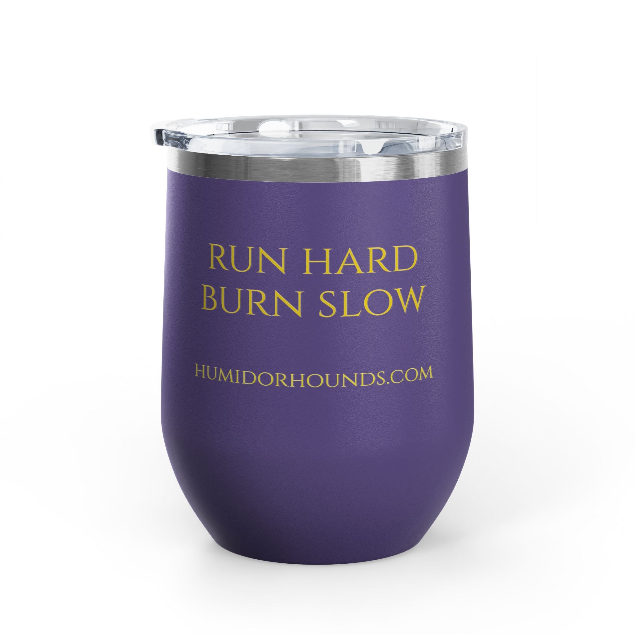 Humidor Hounds Whiskey Tumbler — Run Hard. Burn Slow.