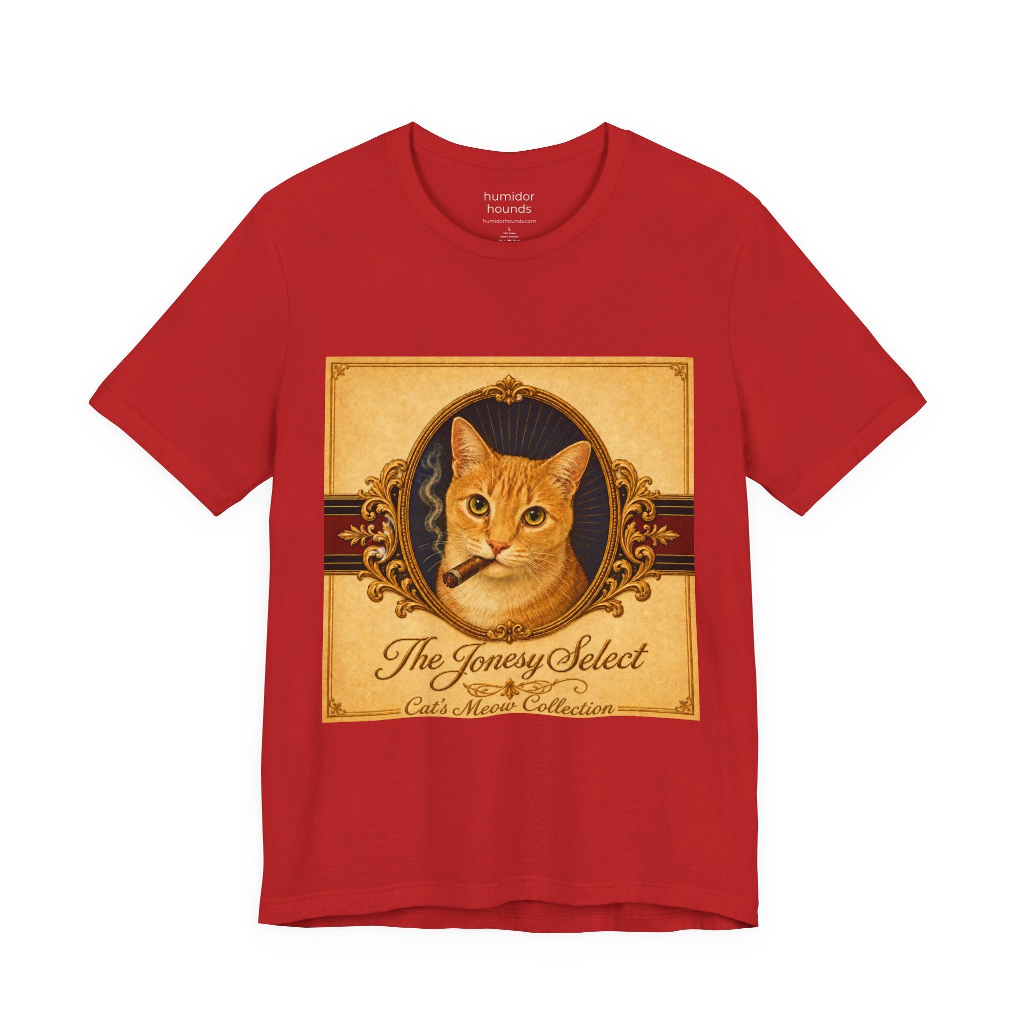 Humidor Hounds — "The Jonesy Select" Vintage Cat Portrait Tee
