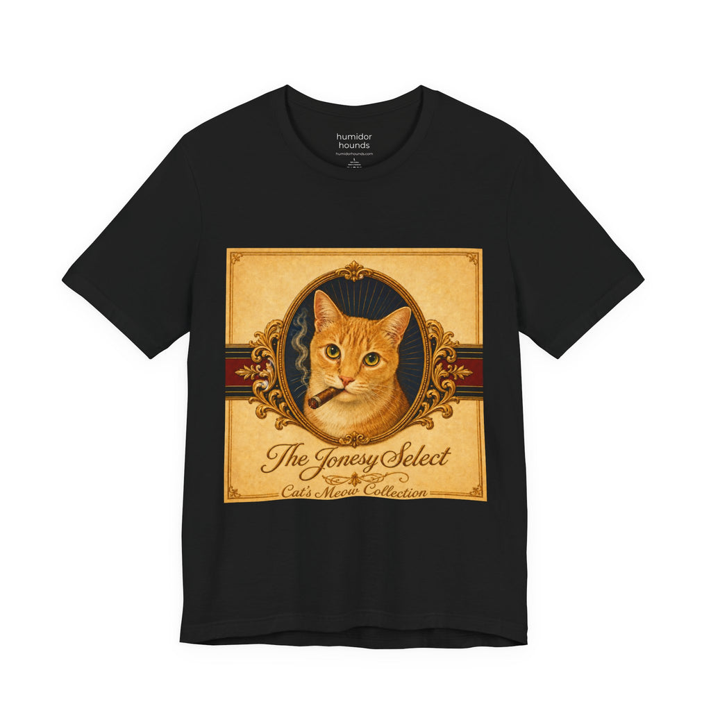 Humidor Hounds — "The Jonesy Select" Vintage Cat Portrait Tee