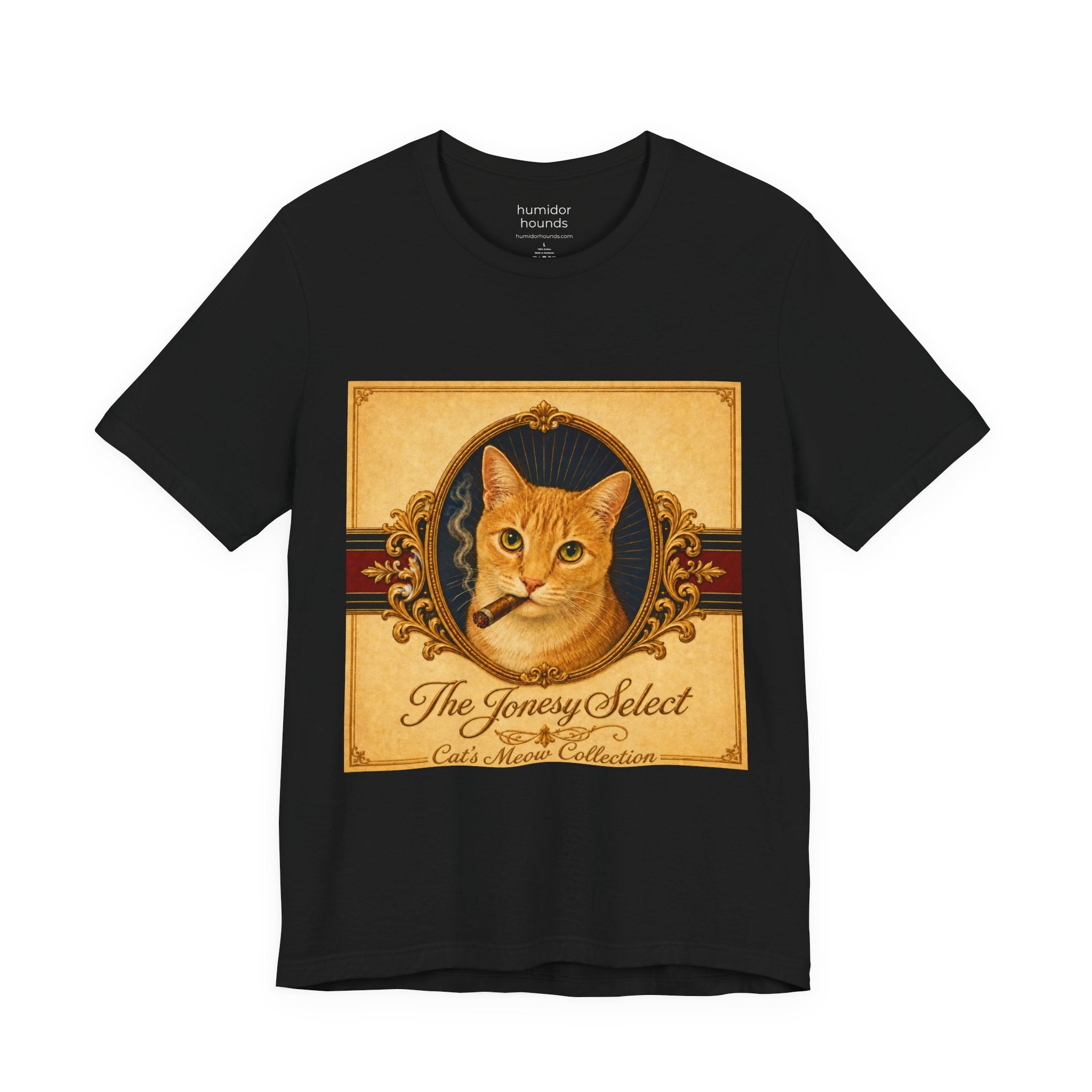 Humidor Hounds — "The Jonesy Select" Vintage Cat Portrait Tee