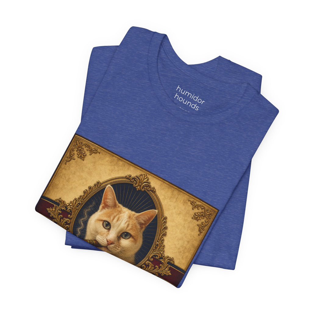 Humidor Hounds — "The Dutchess Meows" Vintage Cat Portrait Tee