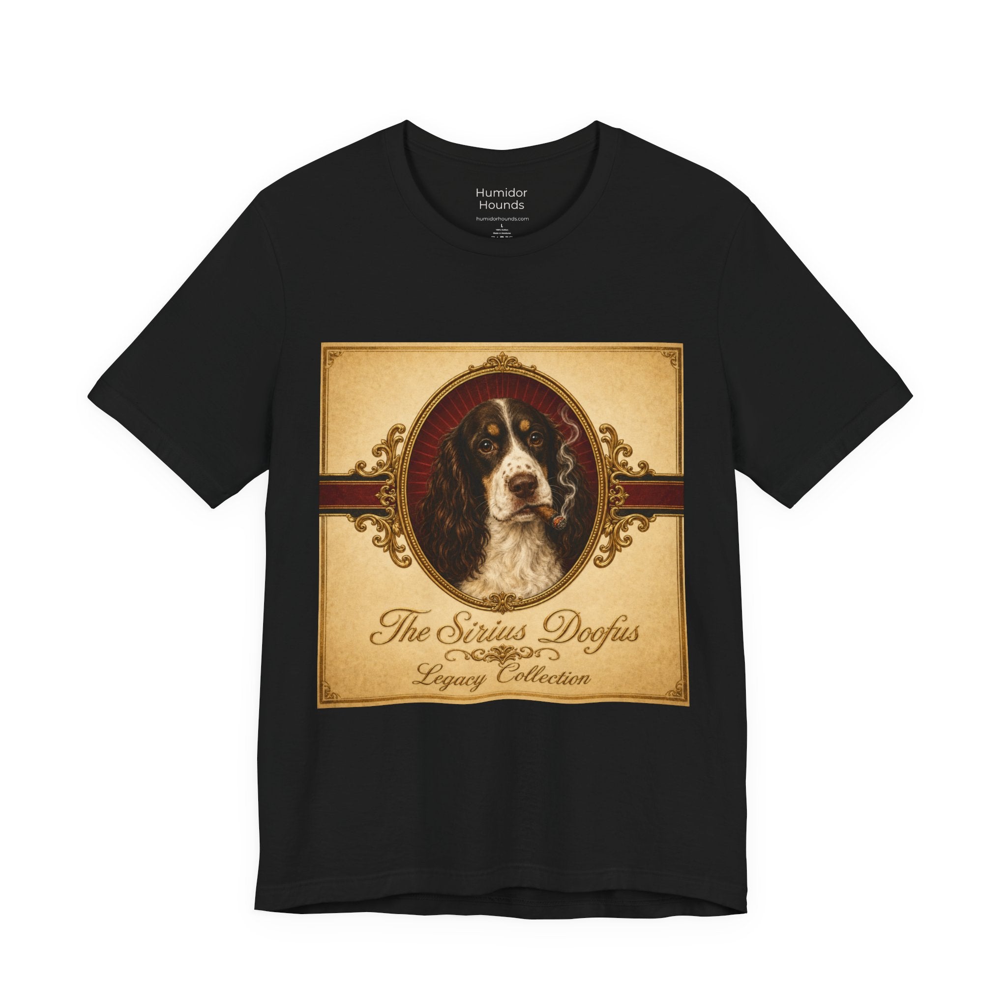 Humidor Hounds — "The Sirius Doofus" Vintage Dog Portrait Tee
