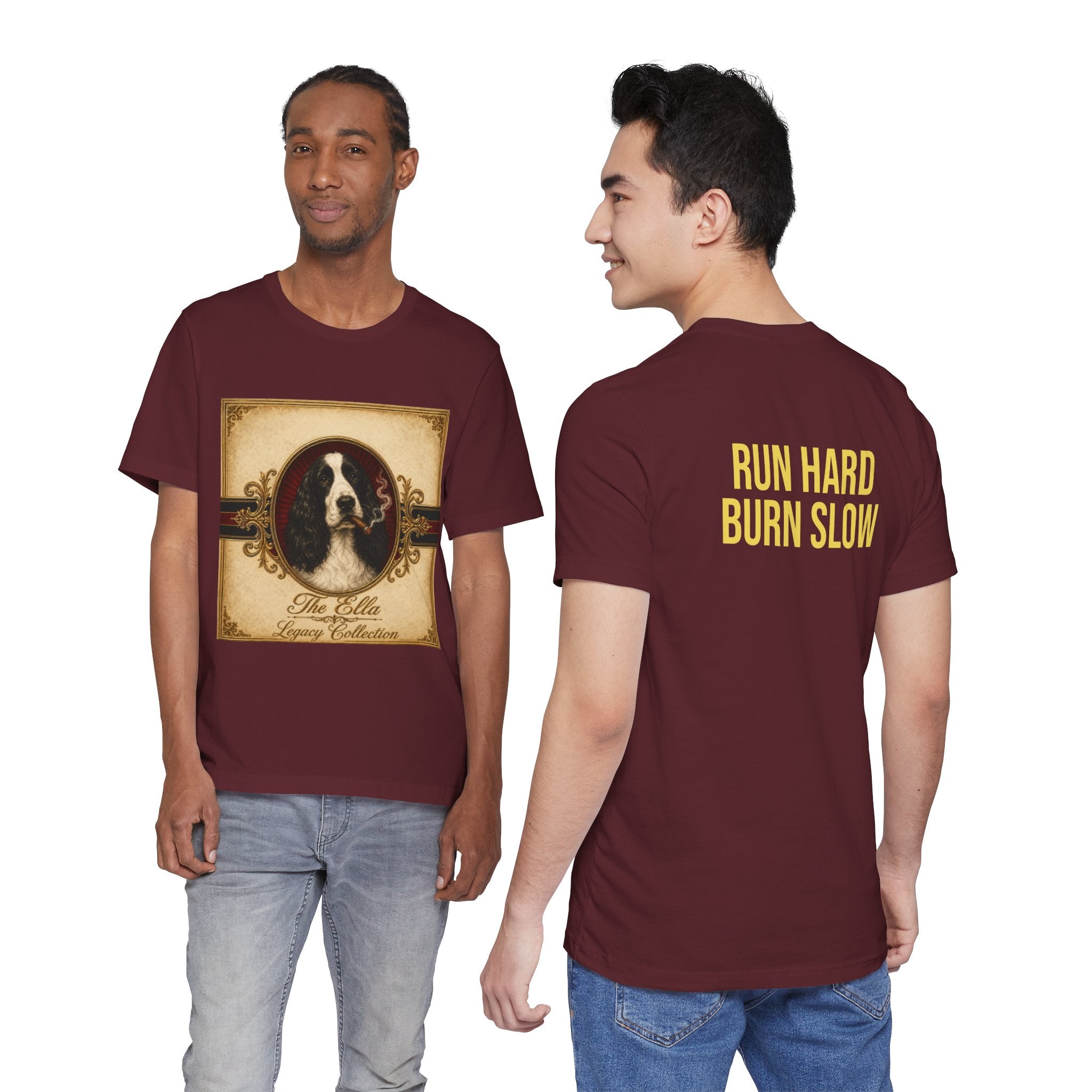 Humidor Hounds — "The Ella" Vintage Dog Portrait Tee