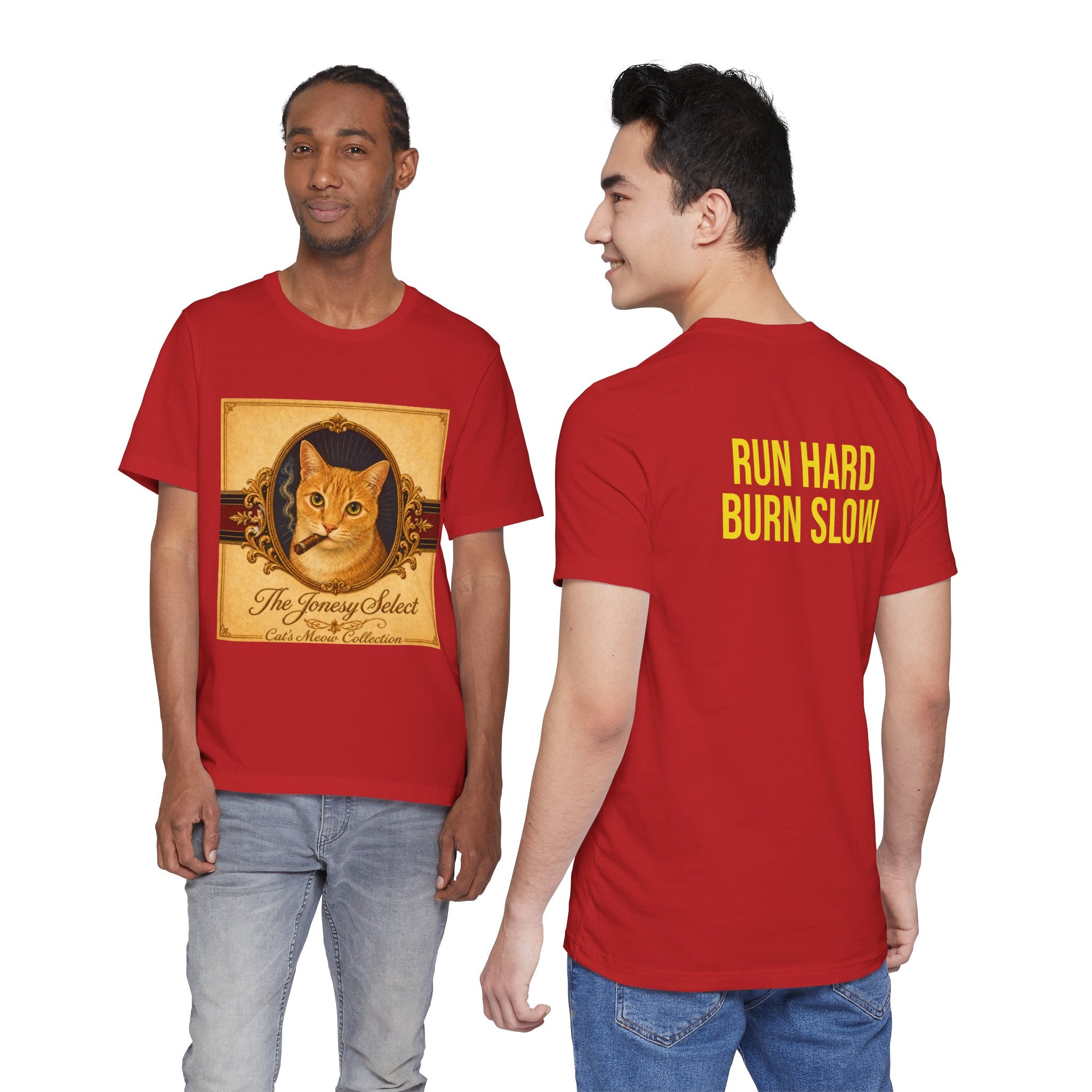 Humidor Hounds — "The Jonesy Select" Vintage Cat Portrait Tee